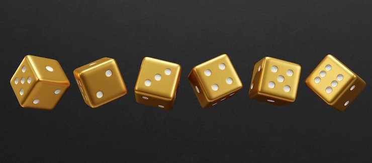 Dealer melempar dadu dalam Lightning Dice masbro97