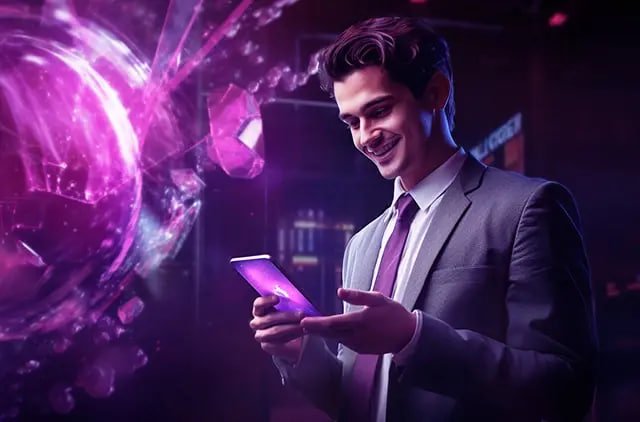 Antarmuka pemain live dealer dengan streaming video HD